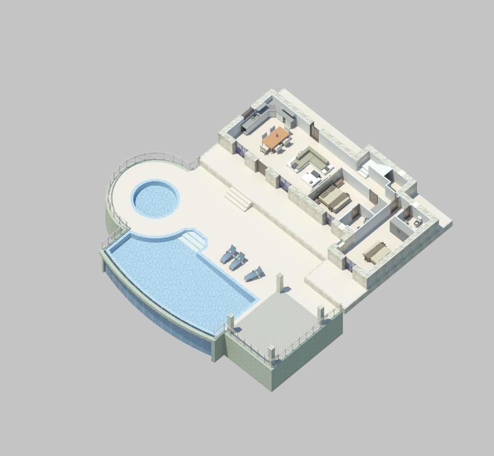 Kaminia Blu Villa Ratzaklion Ngoại thất bức ảnh